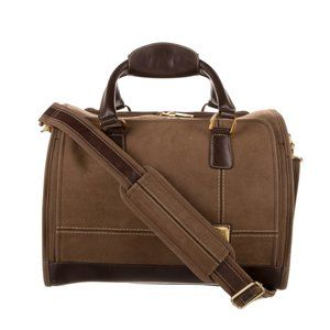 Diane Von Furstenberg: Leather Trimmed Travel Bag
